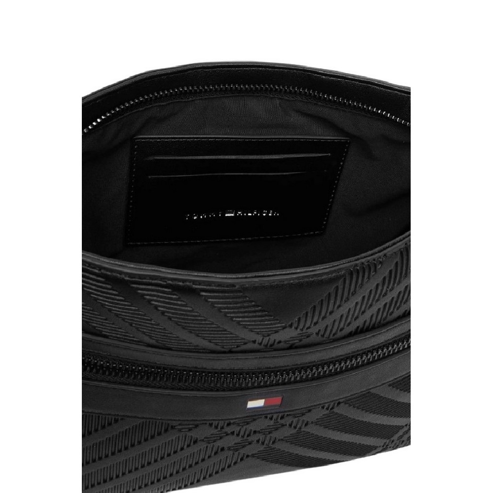 TOMMY HILFIGER CORP POUCH ΤΣΑΝΤΑ ΑΝΔΡΙΚΗ BLACK