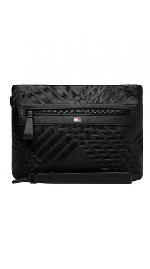 TOMMY HILFIGER CORP POUCH ΤΣΑΝΤΑ ΑΝΔΡΙΚΗ BLACK