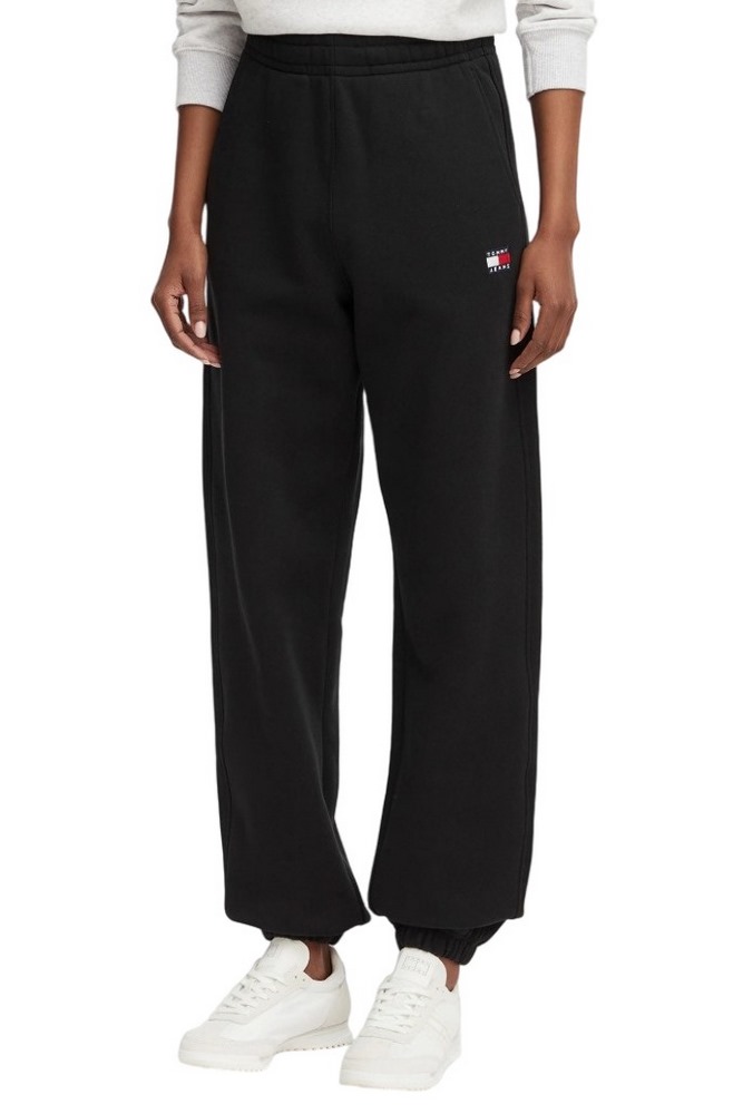 TOMMY JEANS BADGE SWEATPANT ΠΑΝΤΕΛΟΝΙ ΦΟΡΜΑ ΓΥΝΑΙΚΕΙΟ BLACK
