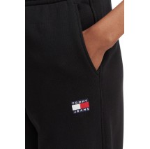 TOMMY JEANS BADGE SWEATPANT ΠΑΝΤΕΛΟΝΙ ΦΟΡΜΑ ΓΥΝΑΙΚΕΙΟ BLACK