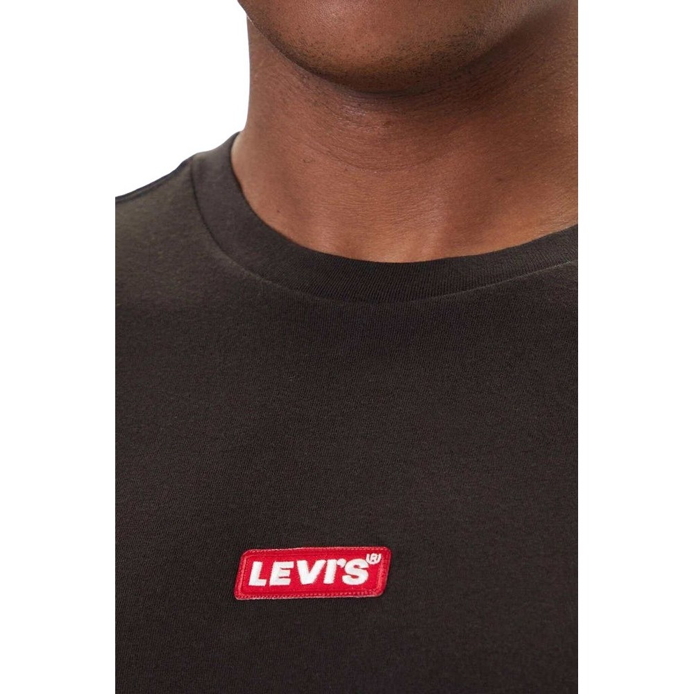 LEVIS RELAXED BABY TAB T-SHIRT ΜΠΛΟΥΖΑ ΑΝΔΡΙΚΗ BLACK