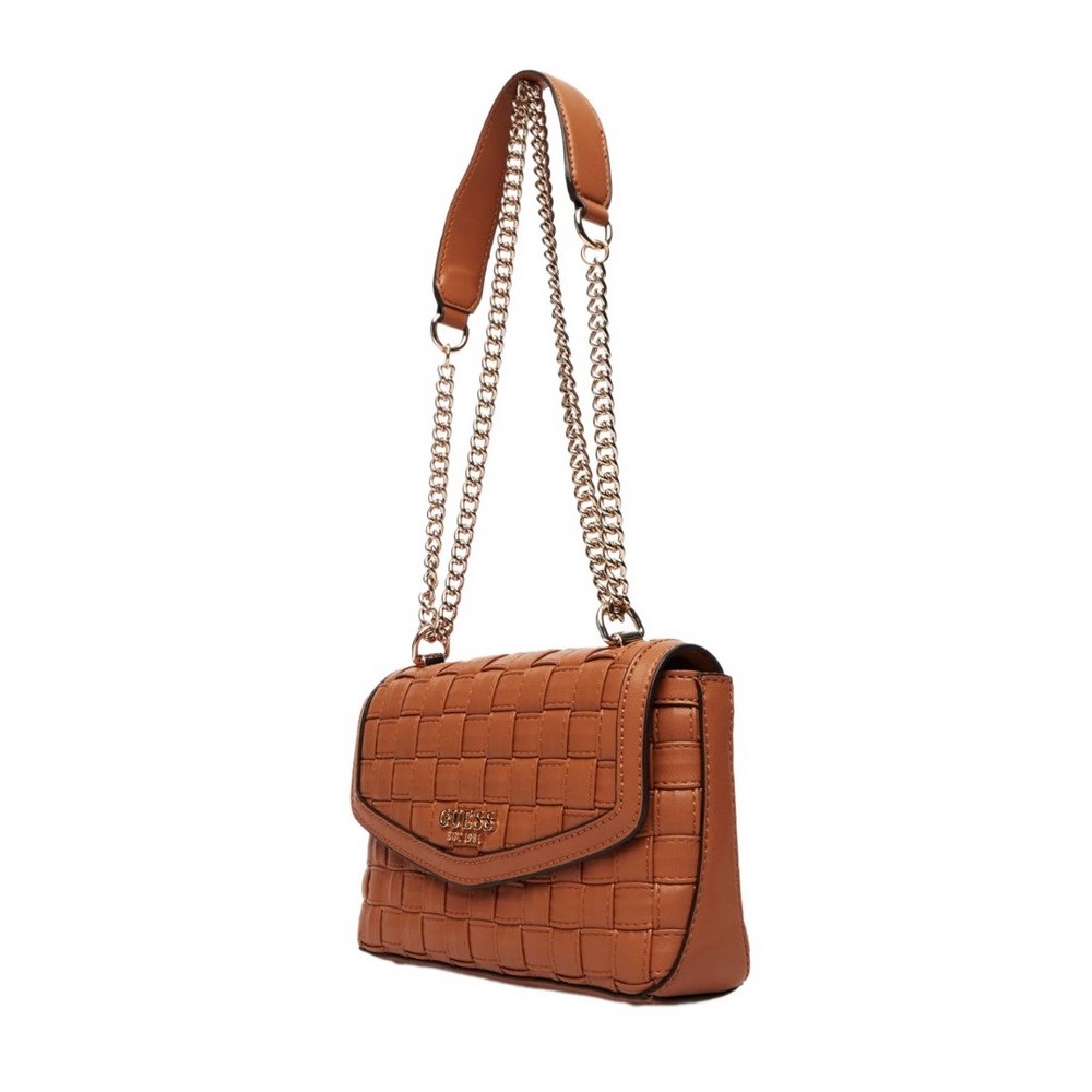 GUESS SANDY CONVERTIBLE XBODY FLAP ΤΣΑΝΤΑ ΓΥΝΑΙΚΕΙΑ CARAMEL