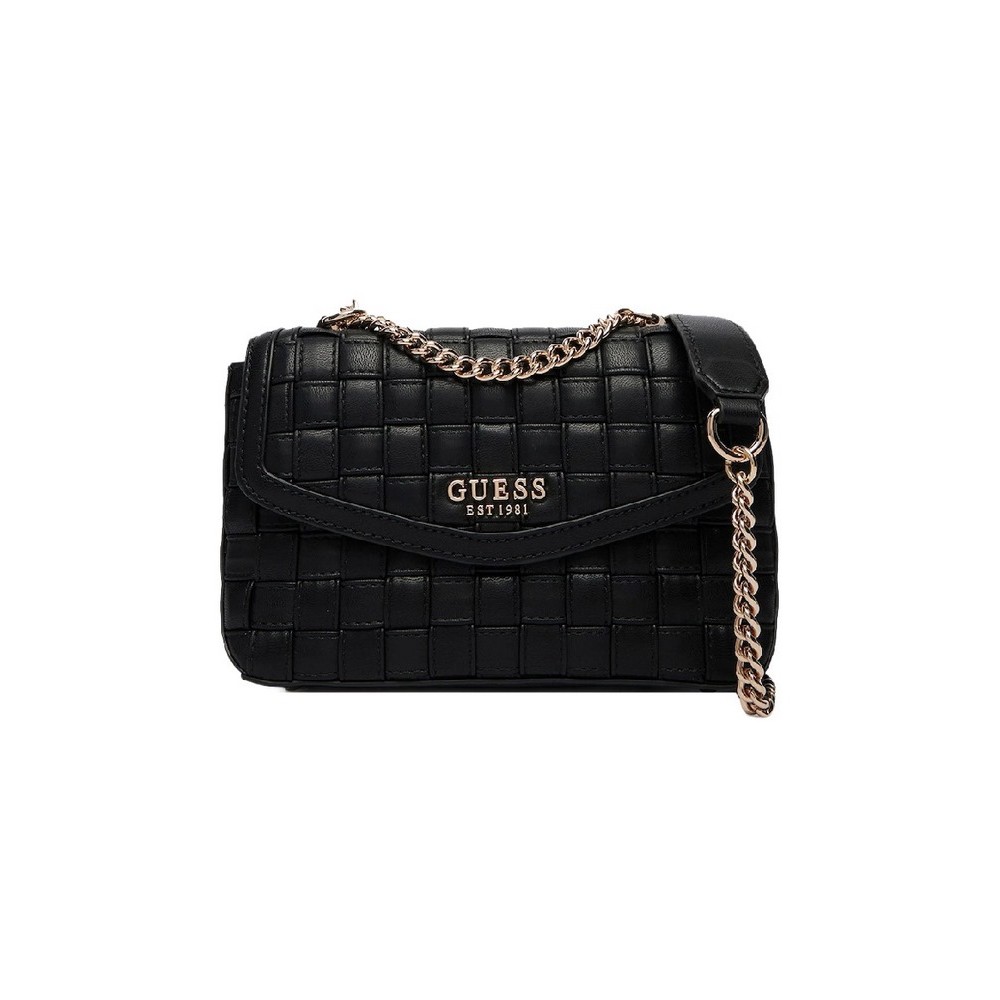 GUESS SANDY CONVERTIBLE XBODY FLAP ΤΣΑΝΤΑ ΓΥΝΑΙΚΕΙΑ BLACK