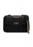 GUESS SANDY CONVERTIBLE XBODY FLAP ΤΣΑΝΤΑ ΓΥΝΑΙΚΕΙΑ BLACK