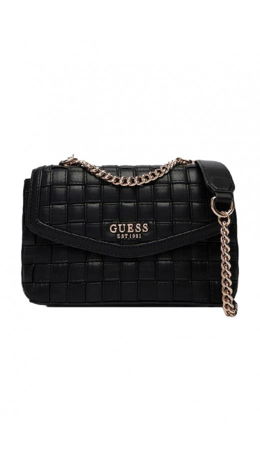 GUESS SANDY CONVERTIBLE XBODY FLAP ΤΣΑΝΤΑ ΓΥΝΑΙΚΕΙΑ BLACK
