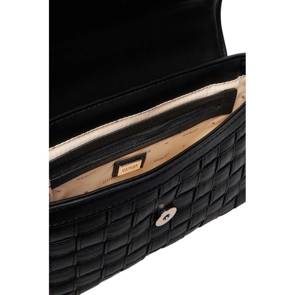 GUESS SANDY CONVERTIBLE XBODY FLAP ΤΣΑΝΤΑ ΓΥΝΑΙΚΕΙΑ BLACK