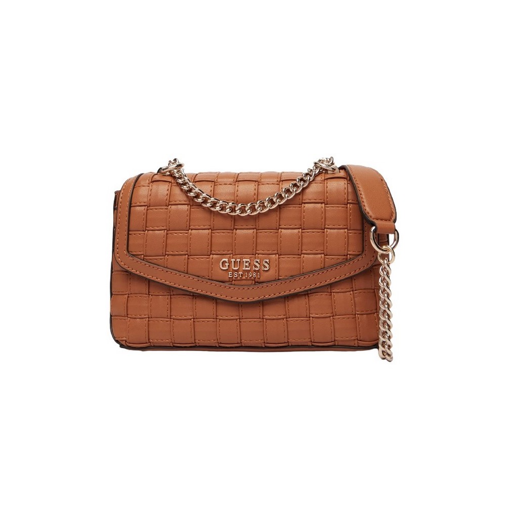 GUESS SANDY CONVERTIBLE XBODY FLAP ΤΣΑΝΤΑ ΓΥΝΑΙΚΕΙΑ CARAMEL