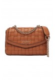 GUESS SANDY CONVERTIBLE XBODY FLAP ΤΣΑΝΤΑ ΓΥΝΑΙΚΕΙΑ CARAMEL