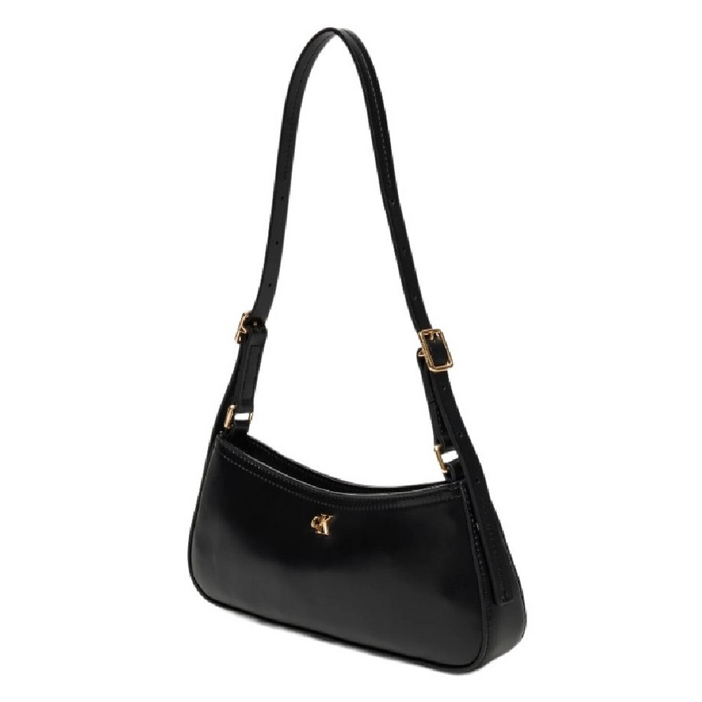 CALVIN KLEIN SMALL SHOULDER BAG ΤΣΑΝΤΑ ΓΥΝΑΙΚΕΙΑ BLACK