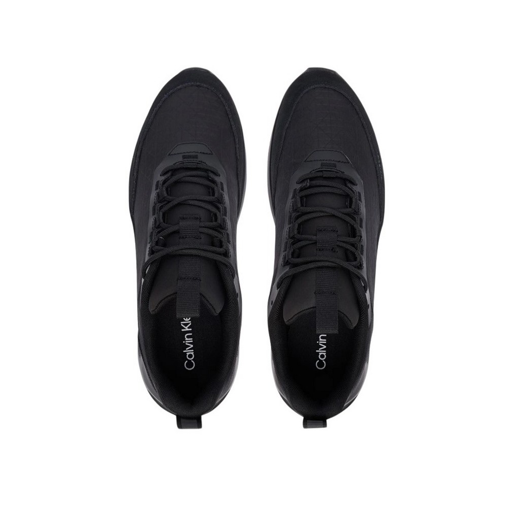 CALVIN KLEIN LIGHT EVA RUNN LACEUP AOP ΠΑΠΟΥΤΣΙ ΑΝΔΡΙΚΟ BLACK/BLACK