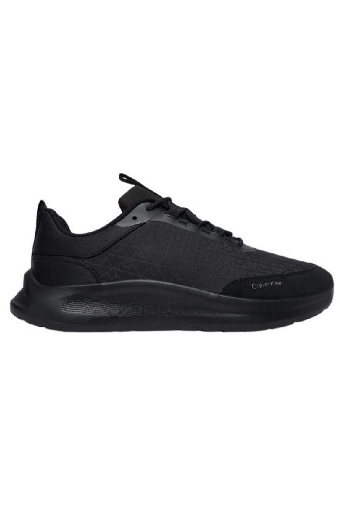 CALVIN KLEIN LIGHT EVA RUNN LACEUP AOP ΠΑΠΟΥΤΣΙ ΑΝΔΡΙΚΟ BLACK/BLACK