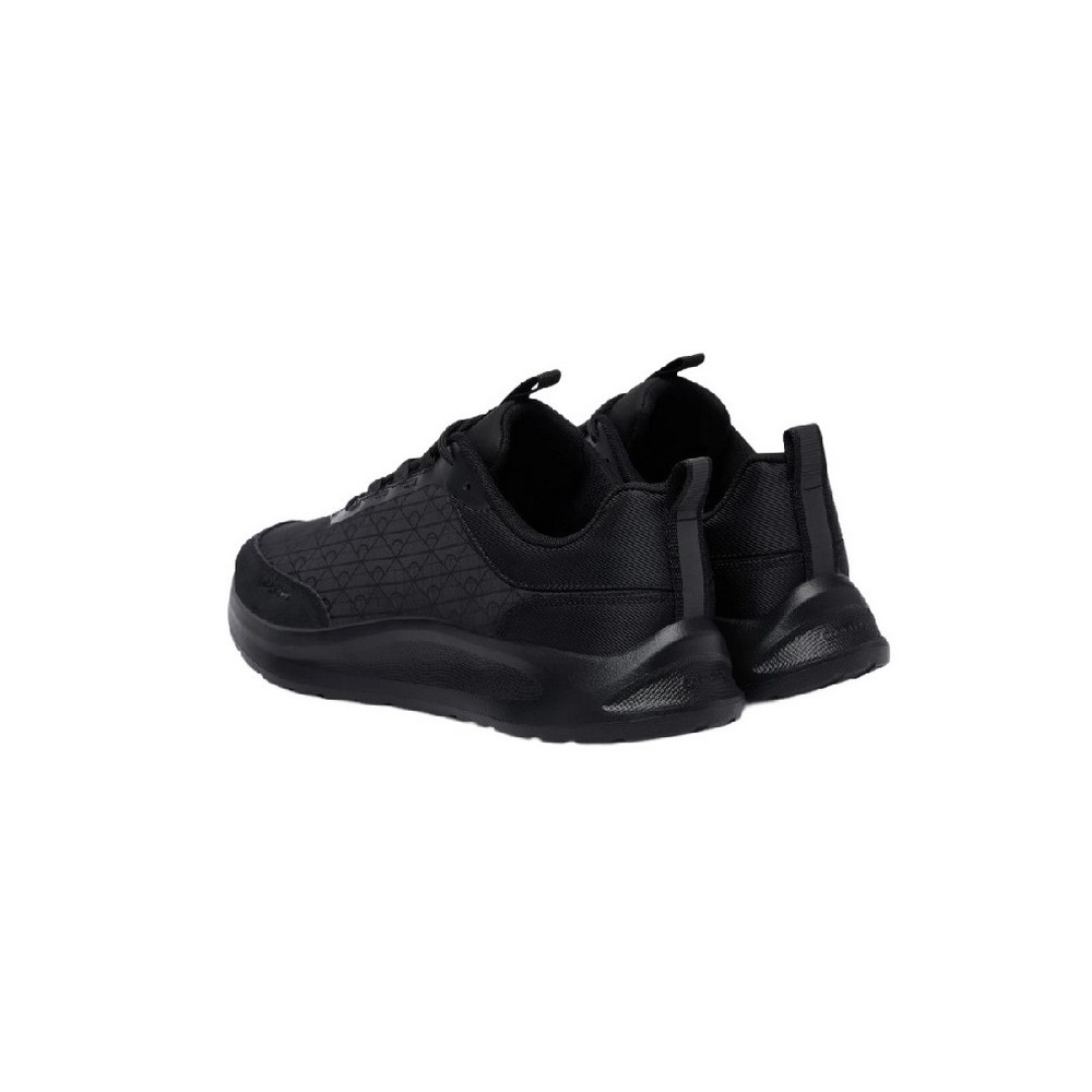 CALVIN KLEIN LIGHT EVA RUNN LACEUP AOP ΠΑΠΟΥΤΣΙ ΑΝΔΡΙΚΟ BLACK/BLACK