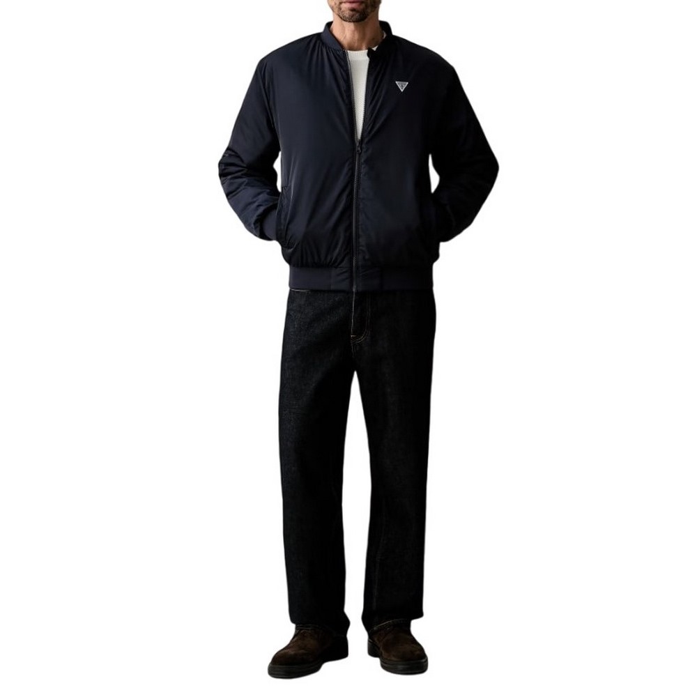 GUESS KLEDI REVERSIBLE PADDED JACKET ΜΠΟΥΦΑΝ ΑΝΔΡΙΚΟ NAVY