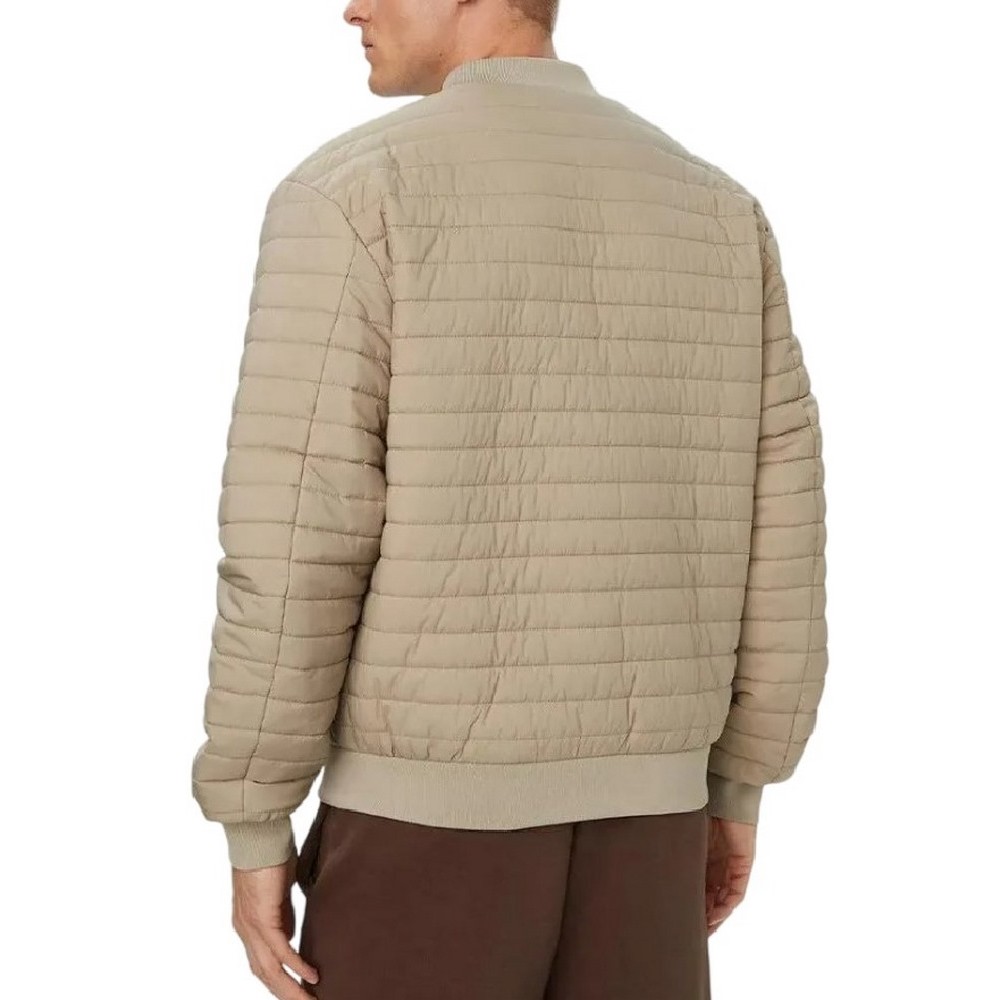 GUESS KLEDI REVERSIBLE PADDED JACKET ΜΠΟΥΦΑΝ ΑΝΔΡΙΚΟ BEIGE
