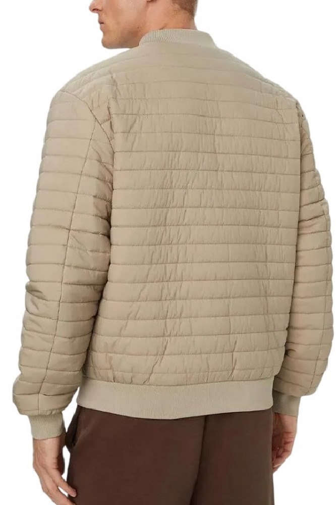 GUESS KLEDI REVERSIBLE PADDED JACKET ΜΠΟΥΦΑΝ ΑΝΔΡΙΚΟ BEIGE