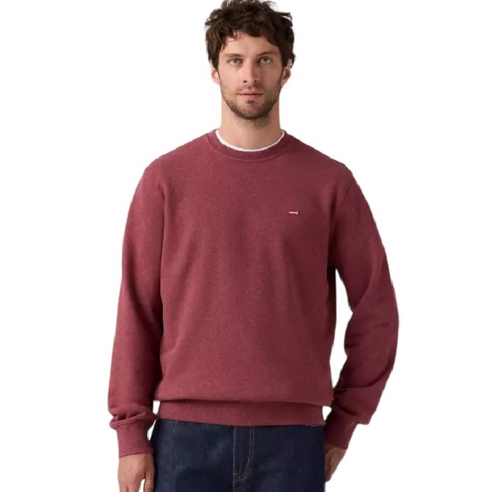 LEVIS® THE ORIGINAL HM CREW ΦΟΥΤΕΡ ΜΠΛΟΥΖΑ ΑΝΔΡΙΚΗ BORDEAUX