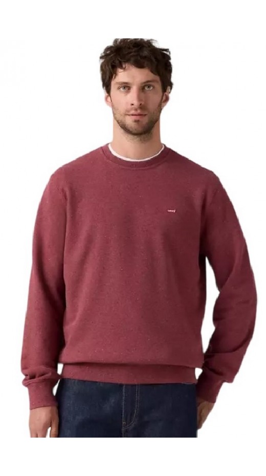 LEVIS® THE ORIGINAL HM CREW ΦΟΥΤΕΡ ΜΠΛΟΥΖΑ ΑΝΔΡΙΚΗ BORDEAUX