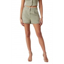 GUESS CAMILLE TAILOR PLEAT SHORTS ΣΟΡΤΣ ΓΥΝΑΙΚΕΙΟ GREEN