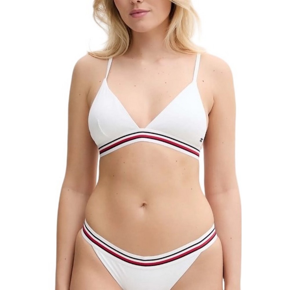 TOMMY HILFIGER TRIANGLE RP ΜΑΓΙΟ ΓΥΝΑΙΚΕΙΟ WHITE