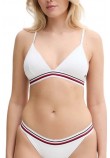 TOMMY HILFIGER TRIANGLE RP ΜΑΓΙΟ ΓΥΝΑΙΚΕΙΟ WHITE