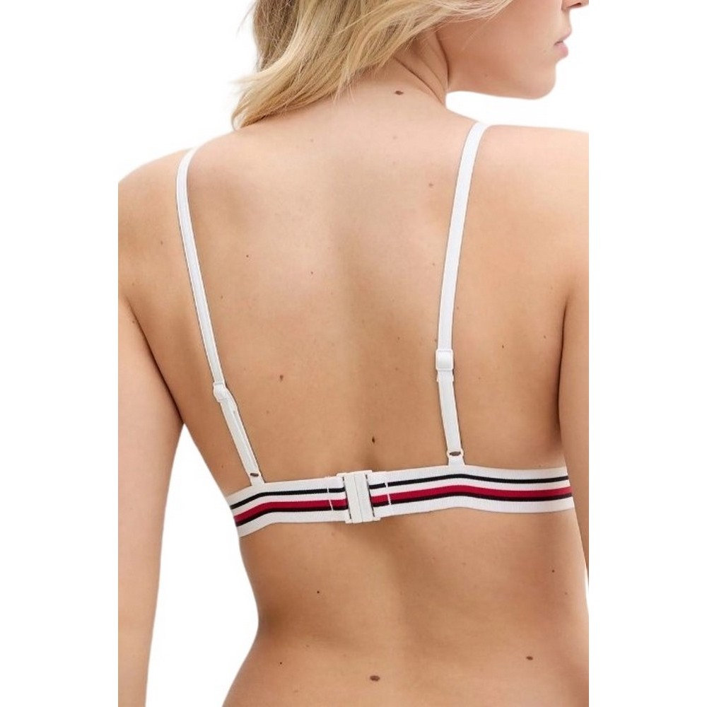 TOMMY HILFIGER TRIANGLE RP ΜΑΓΙΟ ΓΥΝΑΙΚΕΙΟ WHITE