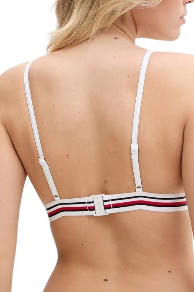 TOMMY HILFIGER TRIANGLE RP ΜΑΓΙΟ ΓΥΝΑΙΚΕΙΟ WHITE