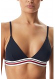 TOMMY HILFIGER TRIANGLE RP ΜΑΓΙΟ ΓΥΝΑΙΚΕΙΟ NAVY