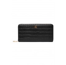 CALVIN KLEIN CROC LONG ZIP AROUND ΠΟΡΤΟΦΟΛΙ ΓΥΝΑΙΚΕΙΟ BLACK