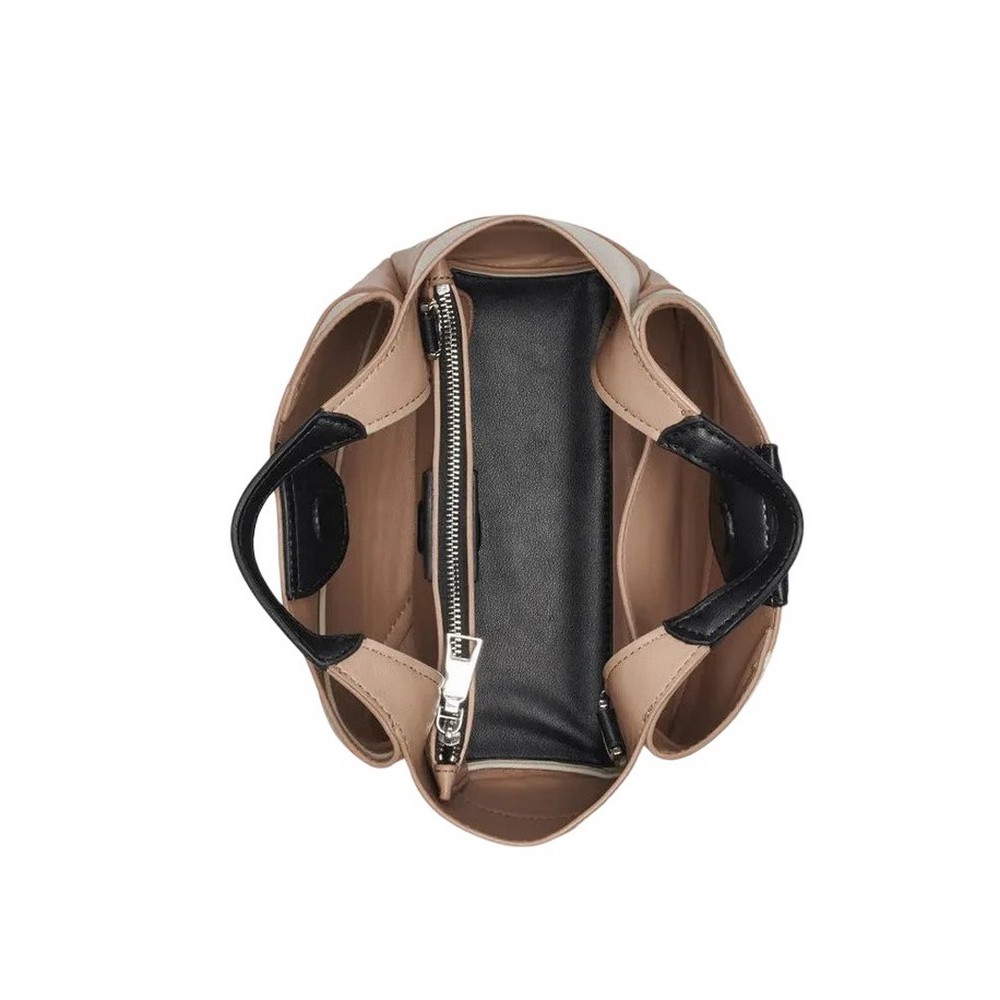 DKNY WILLA SATCHELS HABDBAG R61DZJ07 ΤΣΑΝΤΑ ΓΥΝΑΙΚΕΙΑ BEIGE