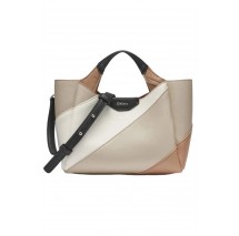 DKNY WILLA SATCHELS HABDBAG R61DZJ07 ΤΣΑΝΤΑ ΓΥΝΑΙΚΕΙΑ BEIGE