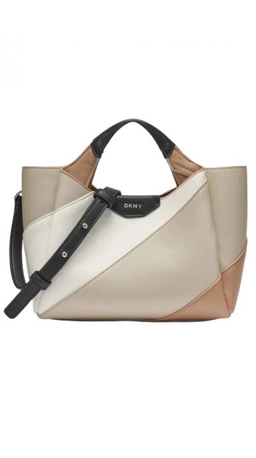 DKNY WILLA SATCHELS HABDBAG R61DZJ07 ΤΣΑΝΤΑ ΓΥΝΑΙΚΕΙΑ BEIGE