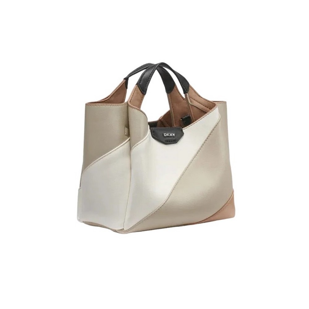 DKNY WILLA SATCHELS HABDBAG R61DZJ07 ΤΣΑΝΤΑ ΓΥΝΑΙΚΕΙΑ BEIGE