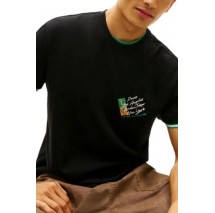 TOMMY JEANS REG SIGN SHIFT TEE EXT T-SHIRT ΜΠΛΟΥΖΑ ΑΝΔΡΙΚΗ BLACK