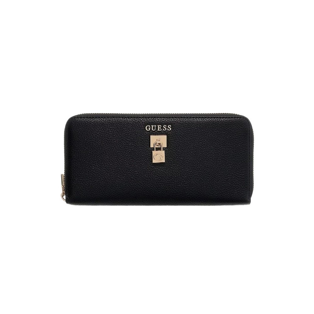 GUESS YESBA SLG LARGE ZIP AROUND ΠΟΡΤΟΦΟΛΙ ΓΥΝΑΙΚΕΙΟ BLACK