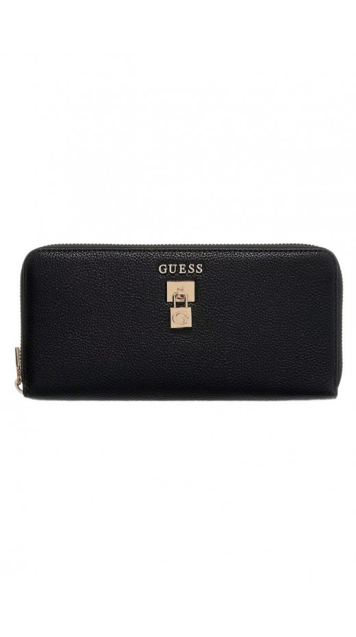 GUESS YESBA SLG LARGE ZIP AROUND ΠΟΡΤΟΦΟΛΙ ΓΥΝΑΙΚΕΙΟ BLACK