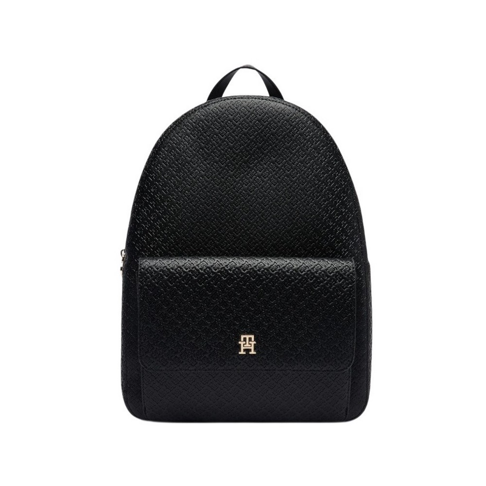 TOMMY HILFIGER ICON BACKPACK MONO ΤΣΑΝΤΑ ΓΥΝΑΙΚΕΙΑ BLACK
