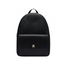 TOMMY HILFIGER ICON BACKPACK MONO ΤΣΑΝΤΑ ΓΥΝΑΙΚΕΙΑ BLACK