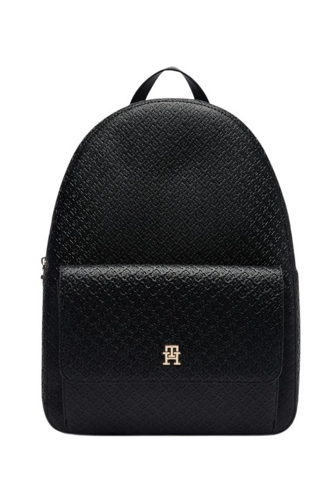 TOMMY HILFIGER ICON BACKPACK MONO ΤΣΑΝΤΑ ΓΥΝΑΙΚΕΙΑ BLACK