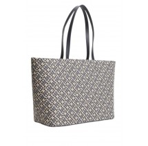 TOMMY HILFIGER JACQUARD ESS TOTE ΤΣΑΝΤΑ ΓΥΝΑΙΚΕΙΑ NAVY