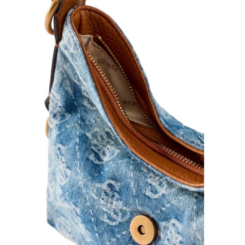 GUESS CAMDEN MINI SHOULDER BAG HWDB9308720 ΤΣΑΝΤΑ ΓΥΝΑΙΚΕΙΑ BLUΕ DENIM