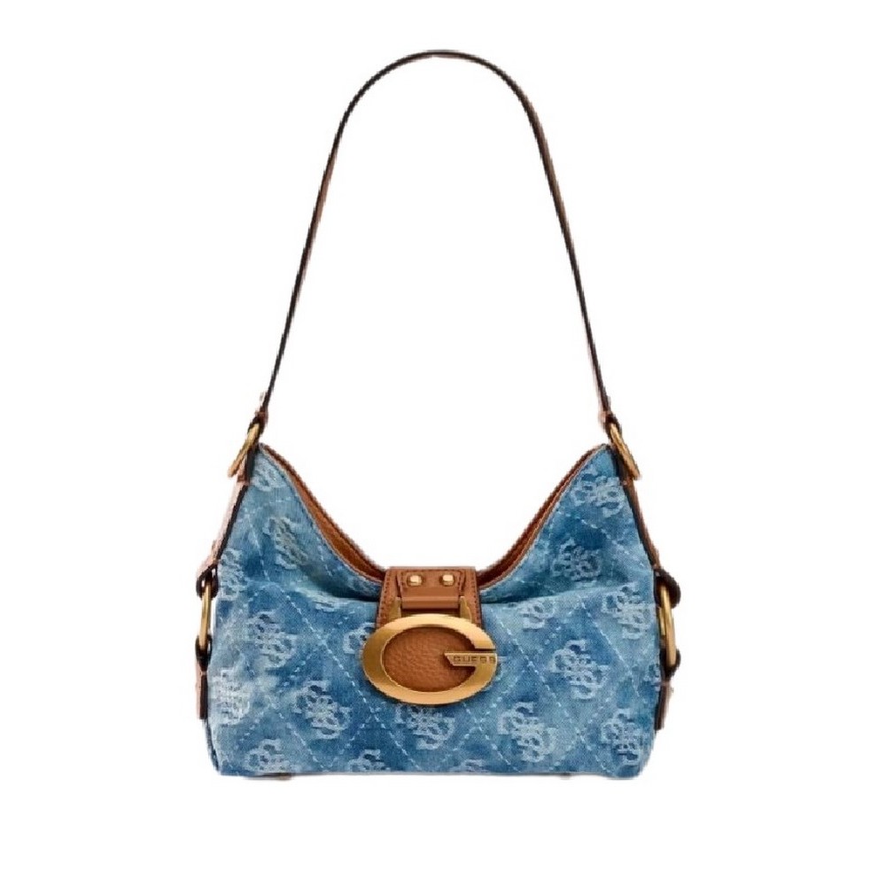 GUESS CAMDEN MINI SHOULDER BAG HWDB9308720 ΤΣΑΝΤΑ ΓΥΝΑΙΚΕΙΑ BLUΕ DENIM