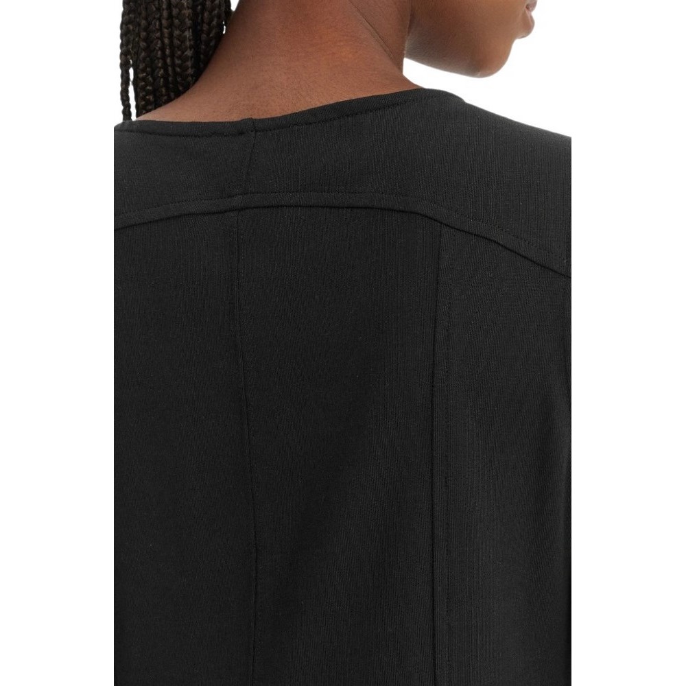 CALVIN KLEIN JEANS SL SEAM DETAIL MIDI FLARE DRESS ΦΟΡΕΜΑ ΓΥΝΑΙΚΕΙΟ BLACK