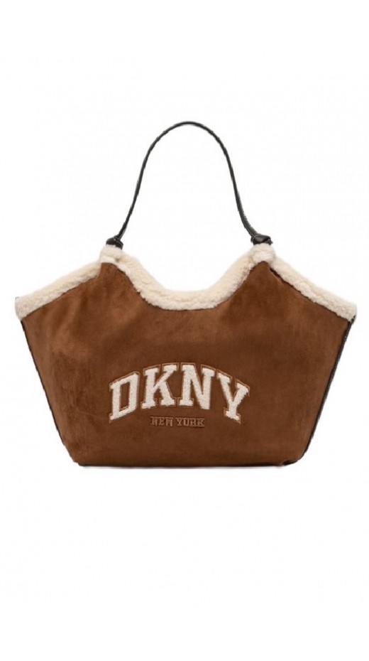 DKNY PAULA MD TOTE HANDBAG ΤΣΑΝΤΑ ΓΥΝΑΙΚΕΙΑ WALNUT