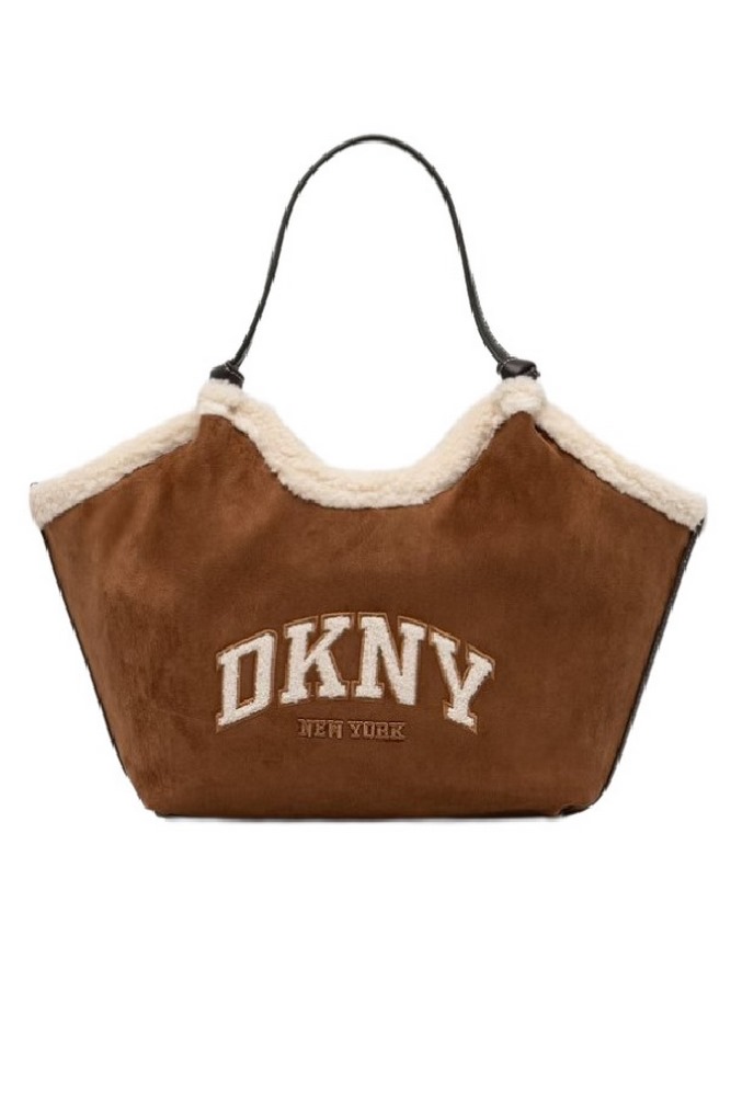 DKNY PAULA MD TOTE HANDBAG ΤΣΑΝΤΑ ΓΥΝΑΙΚΕΙΑ WALNUT