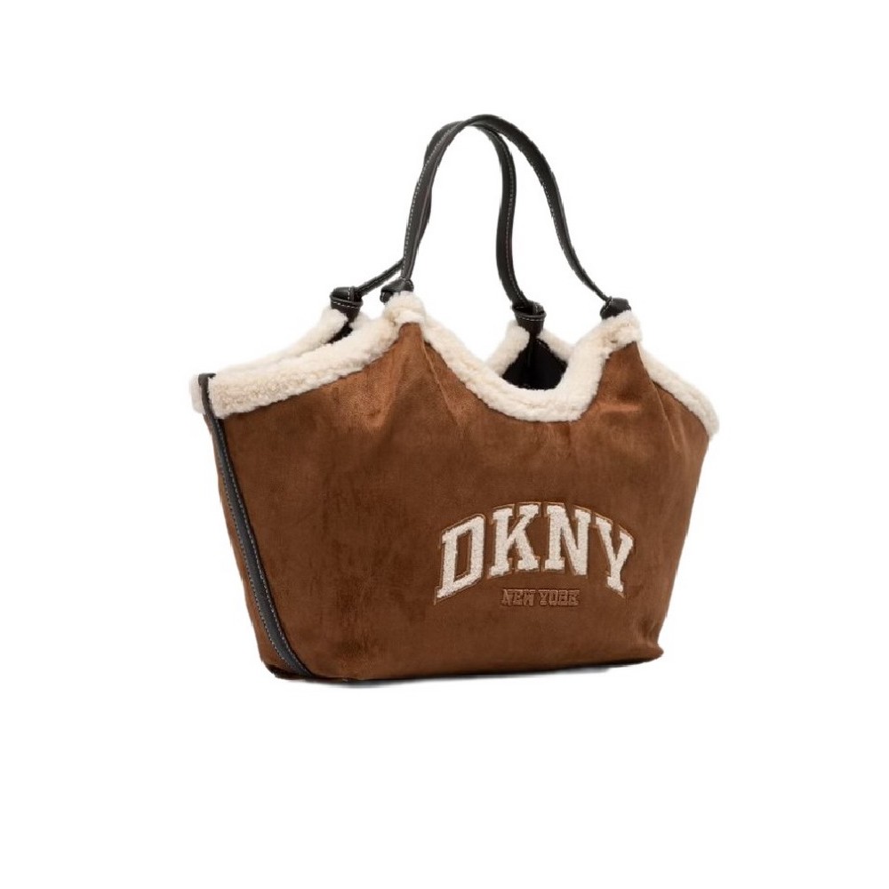 DKNY PAULA MD TOTE HANDBAG ΤΣΑΝΤΑ ΓΥΝΑΙΚΕΙΑ WALNUT