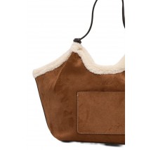 DKNY PAULA MD TOTE HANDBAG ΤΣΑΝΤΑ ΓΥΝΑΙΚΕΙΑ WALNUT