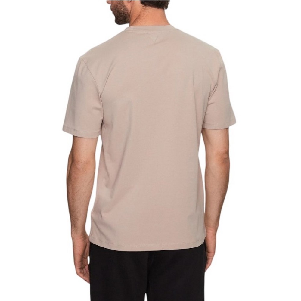 GUESS ALPHY T-SHIRT ΜΠΛΟΥΖΑ ΑΝΔΡΙΚΗ BEIGE