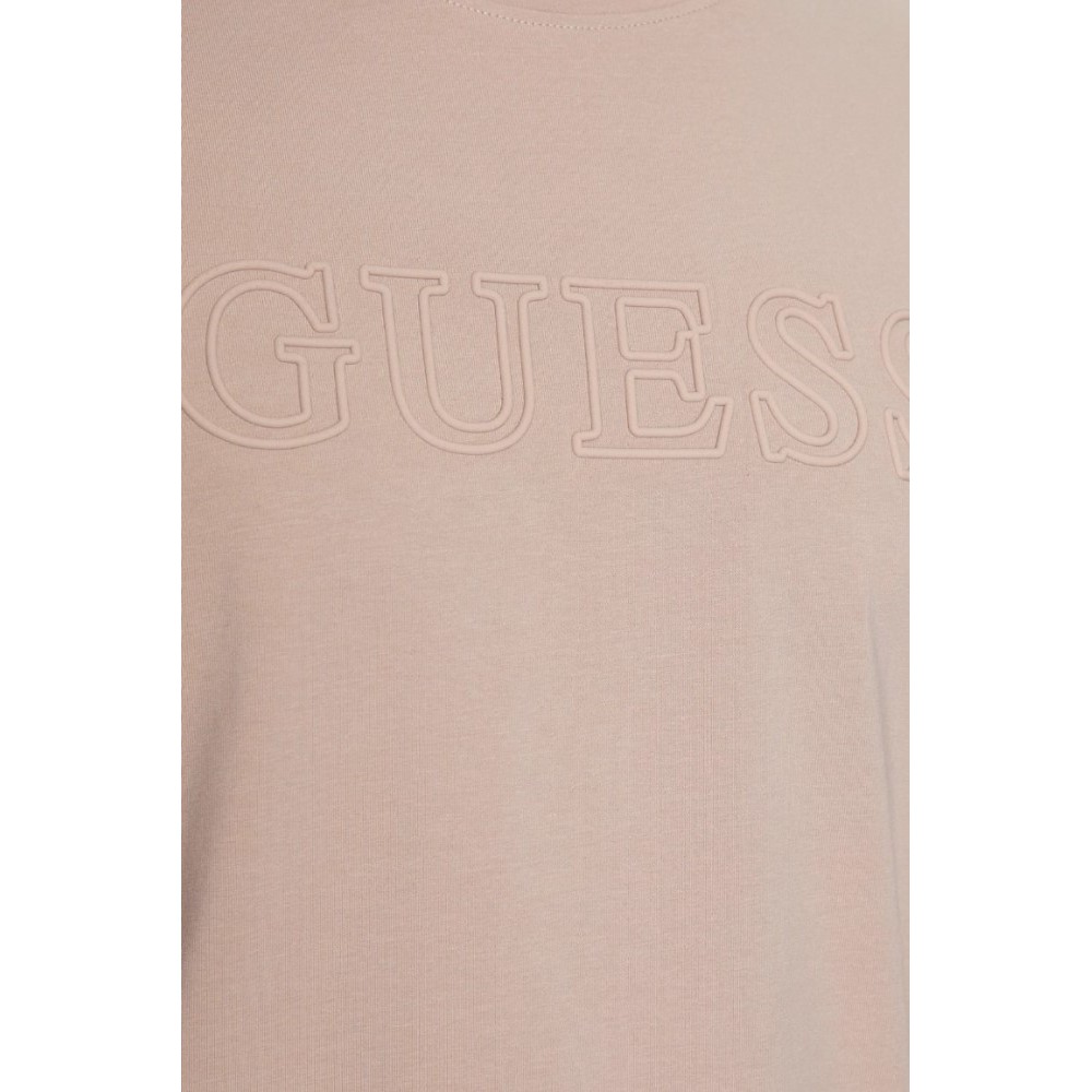GUESS ALPHY T-SHIRT ΜΠΛΟΥΖΑ ΑΝΔΡΙΚΗ BEIGE