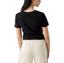 GUESS COLETTE T-SHIRT ΜΠΛΟΥΖΑ ΓΥΝΑΙΚΕΙΑ BLACK