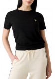 GUESS COLETTE T-SHIRT ΜΠΛΟΥΖΑ ΓΥΝΑΙΚΕΙΑ BLACK